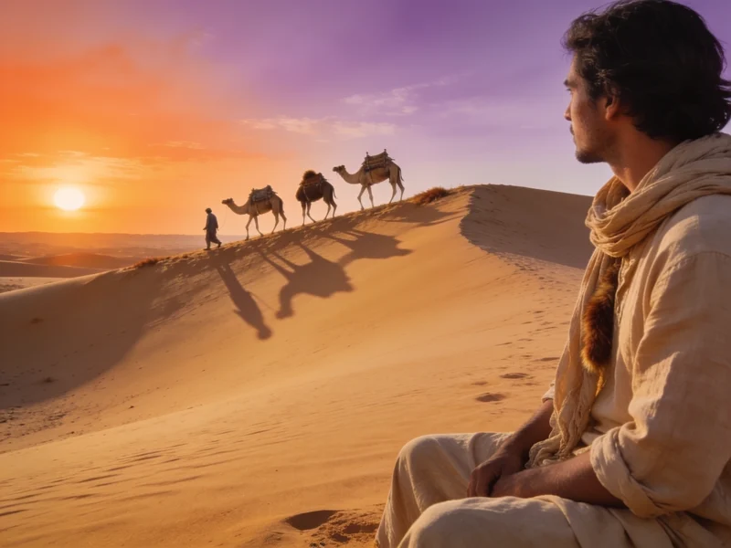 Guest transformed into a traveller on a desert safari
